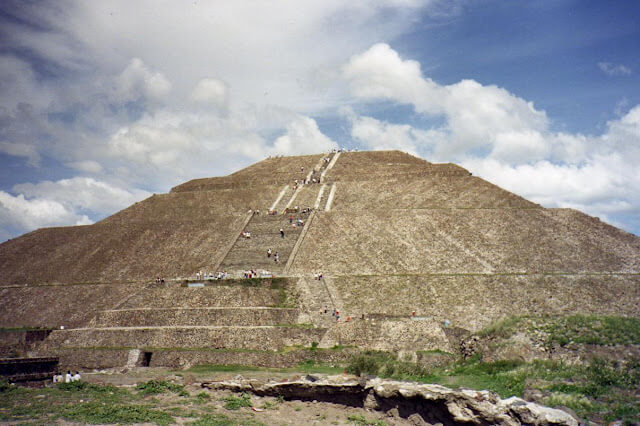 mexiko teotihuacan-sonnenpyramide