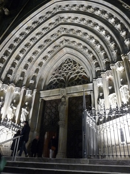 Barcelona Barrio Gotico kathedrale 