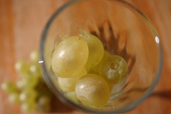 Weintrauben statt Knaller Silvester
