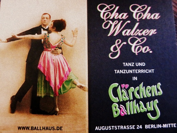 Tanzstunde Clärchens Ballhaus Berlin
