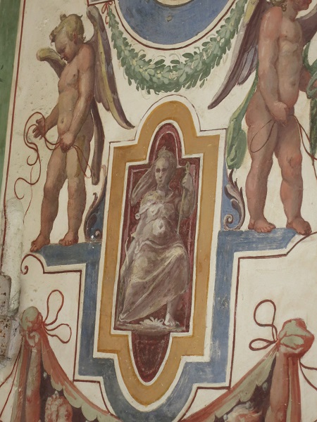 Rom Vatikan Schwangere Frau Wandmalerei