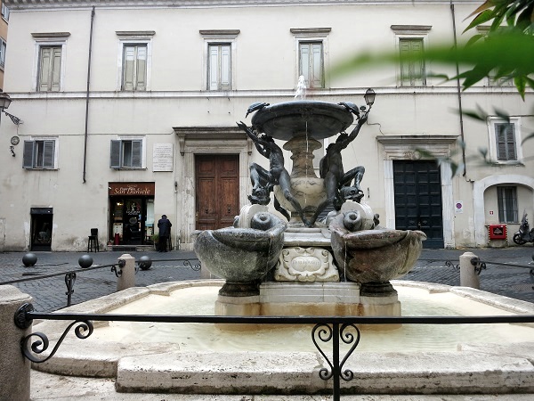Tartarughe Fontana Jüdisches Viertel Ghetto ebraico Rom