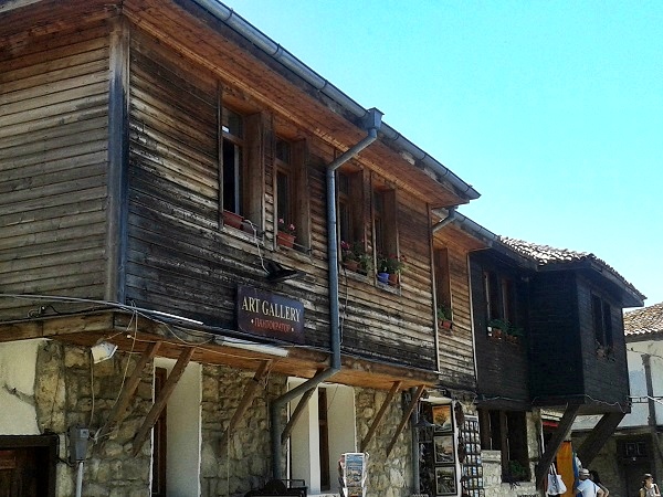 Nessebar Bulgarien Holzhäuser
