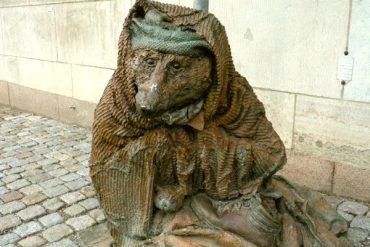 Der Obdachlose Fuchs Altstadt Stockholm