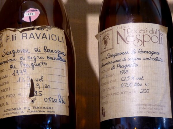 Poderi dal Nespoli Etiketten Weine der Emilia Romagna