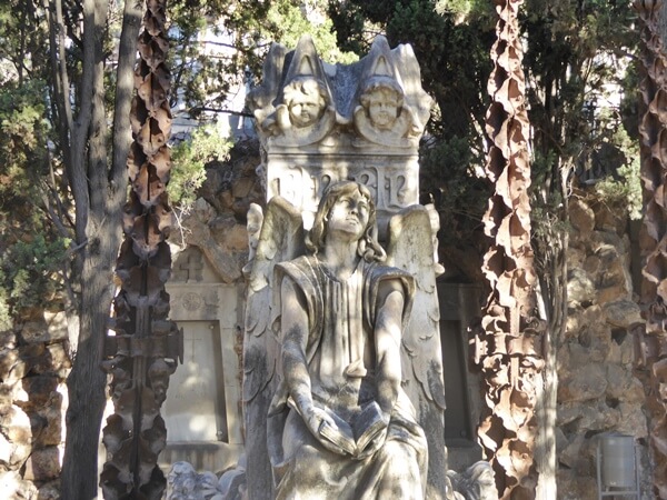 Friedhof Montjuïc Engel Friedhofskunst