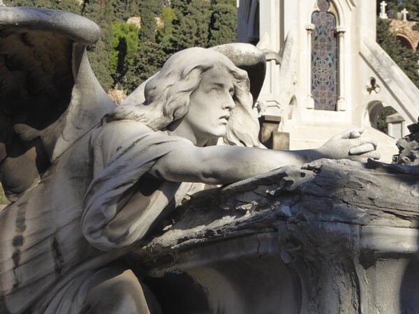 engel flehender Friedhofskunst Barcelona Pantheon Buhigas