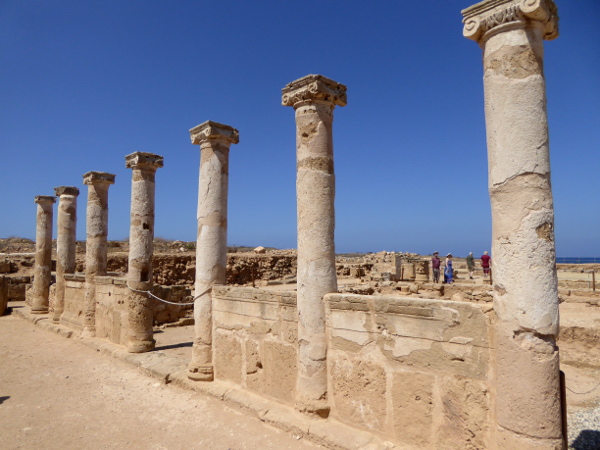 Kato Paphos Zypern säulen archeological Park