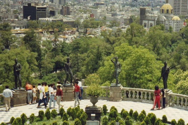 mexiko Blick vom Chapultepec-schloss