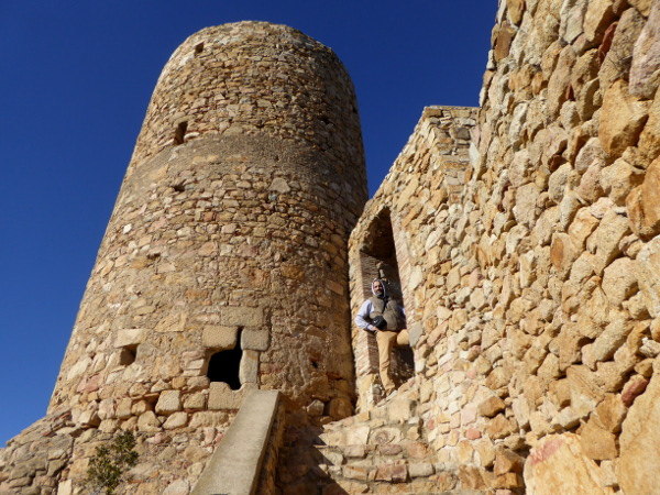 Burgturm Castell de Burriac Freibeuter reisen