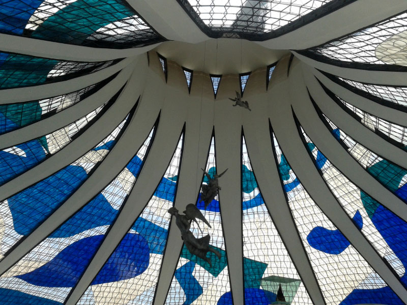 dach Kathedrale Brasilia freibeuter reisen Brasilien