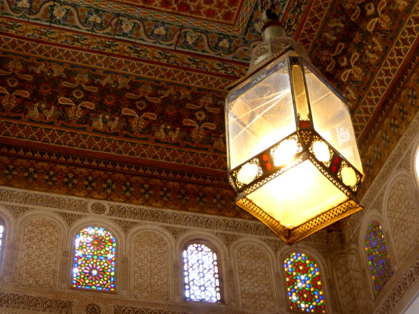 marrakesch palais bahia lampe freibeuter reisen marokko