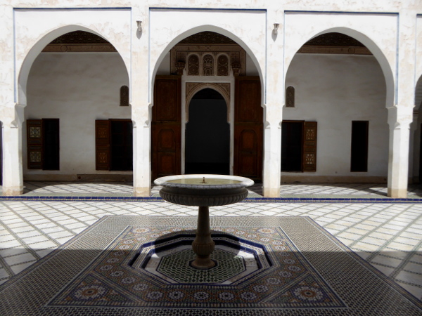 palais bahia wesir wohnhaus marrakesch marokko freibeuter reisen