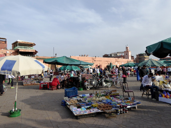 verkaufsstaende djemaa el fna marrakesch freibeuter reisen