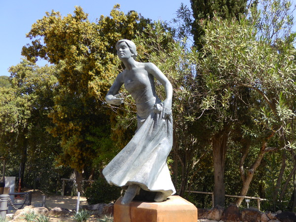 Santa Cristina ermita Tanz lloret Skulptur Freibeuter reisen