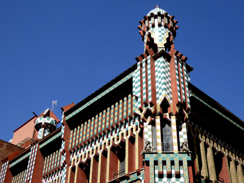Casa Vicens Barcelona Fassade