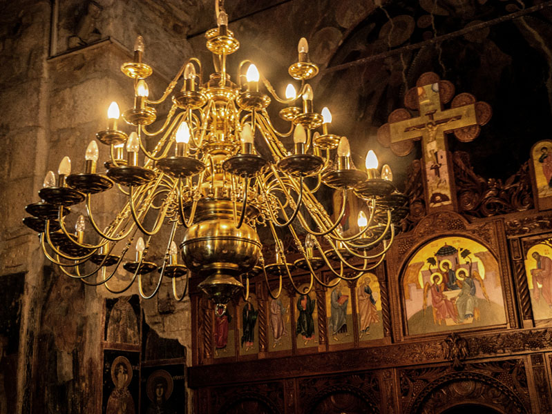 orthodoxe kloster kirche serbien
