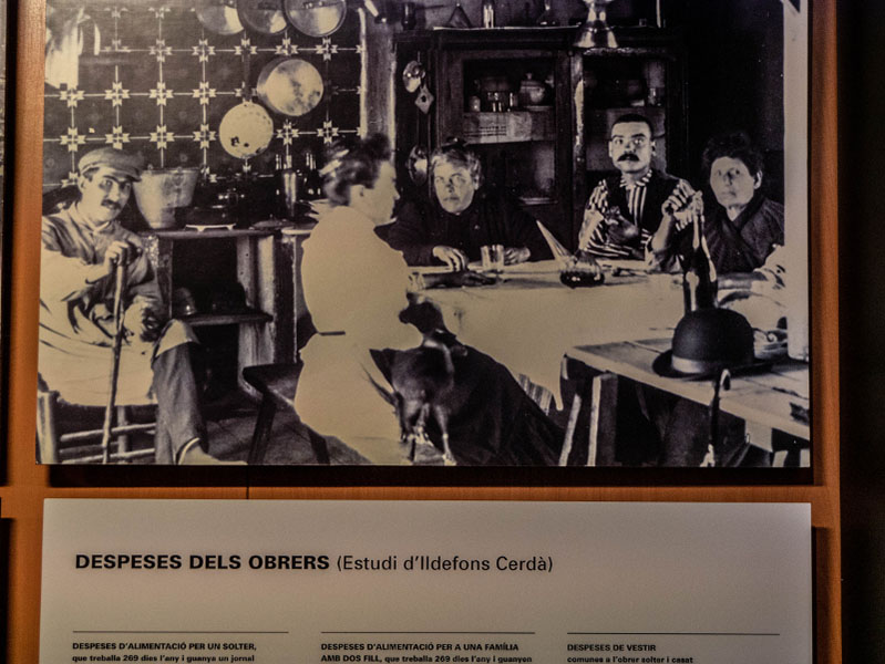 Arbeiter Icarius Barcelona Museum katalanische Geschichte MHC