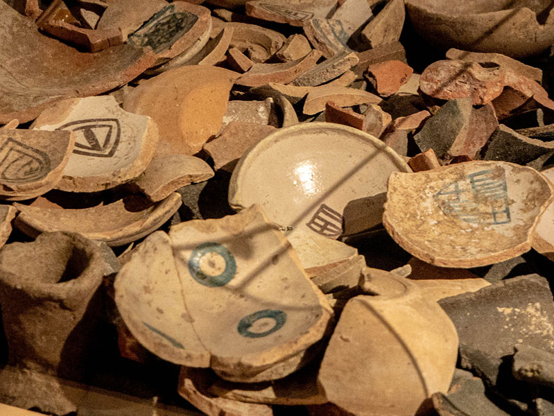 Mikwe girona Museum juedische Geschichte freibeuter reisen scherben als filter