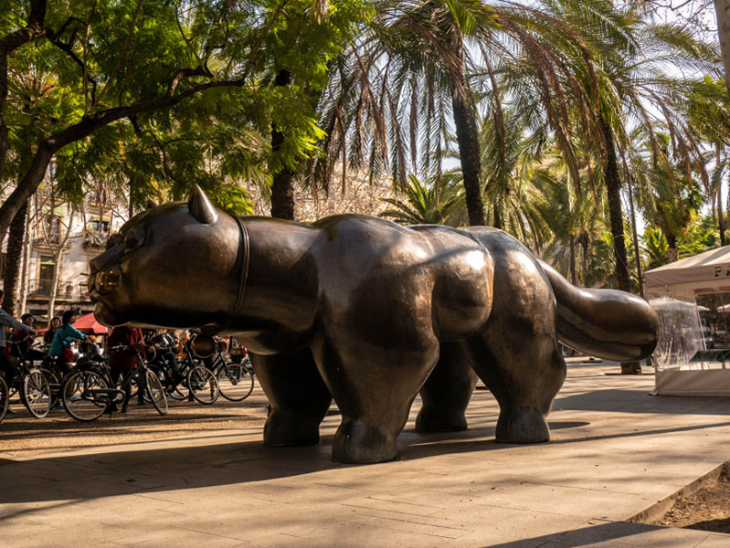 raval el gato de botero barcelona