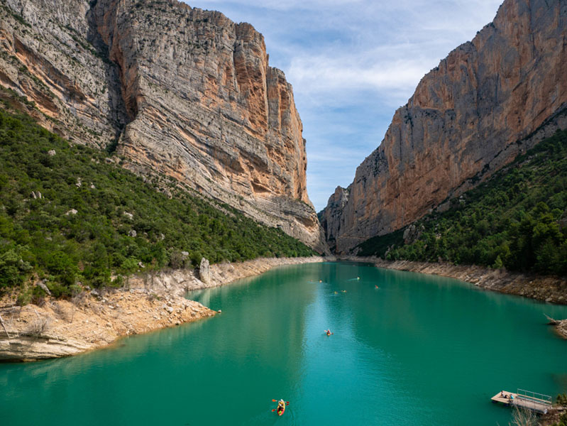congost de mont-rebei wandern felsen schlucht