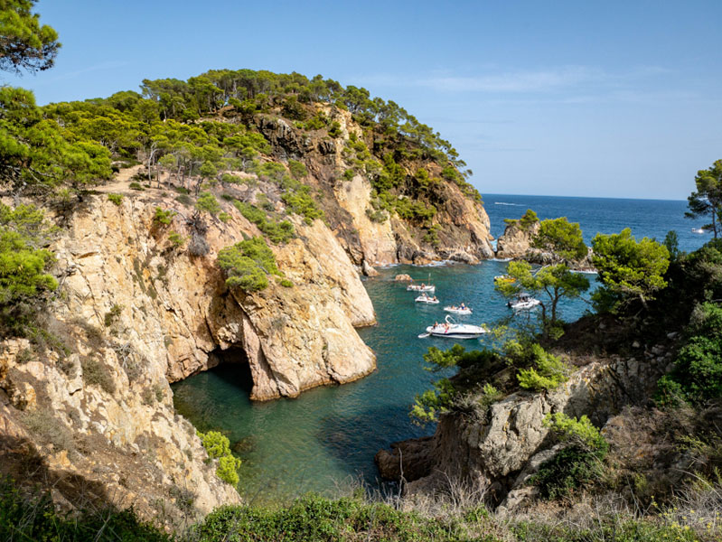 wandern cami de ronda costa brava Platja de Castell