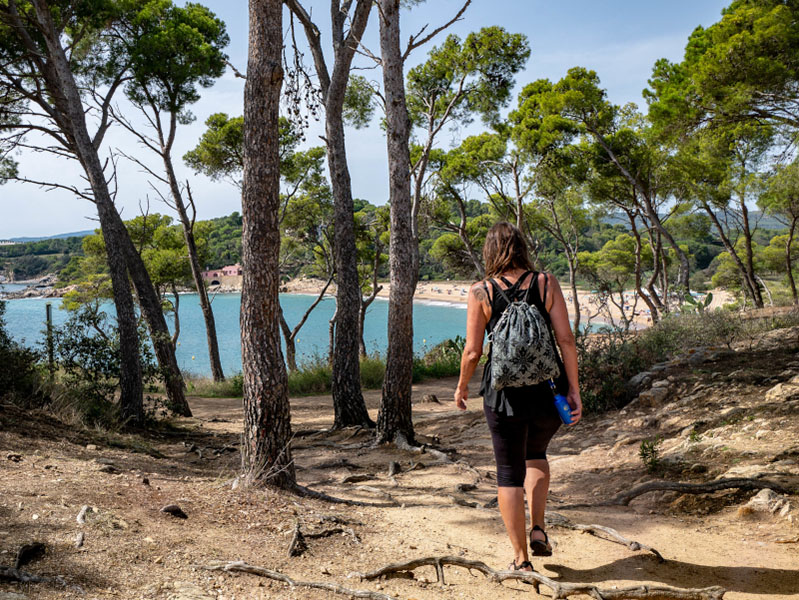 wandern cami de ronda costa brava Platja de Castell