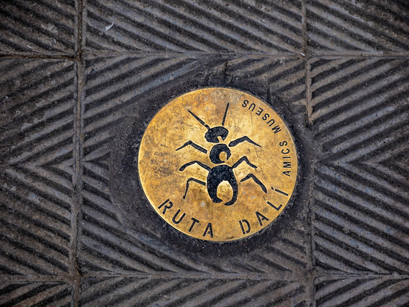 Ruta Dali Ruta de les formigues ameisen in Figueres