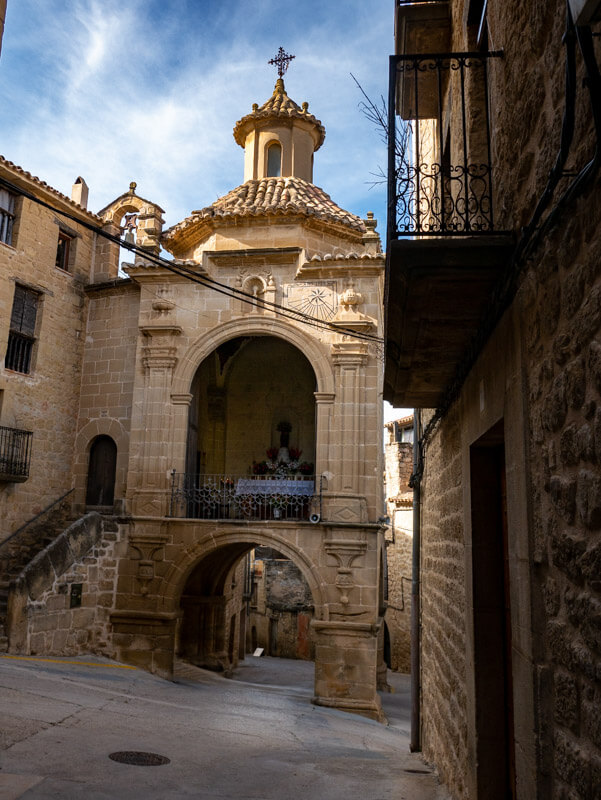 Calaceite Portal nach Sant Joan d'Horta 
