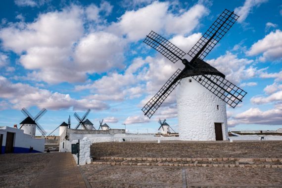 Windmühlen Castilla La Mancha Campo de Criptana