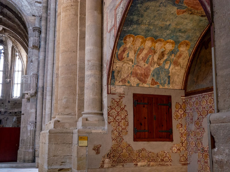 Wandmalereien Reste Kathedrale Lleida