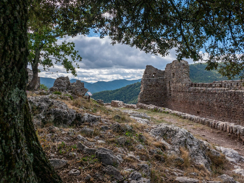 Wanderung Pyrenäen castell Rocabruna 