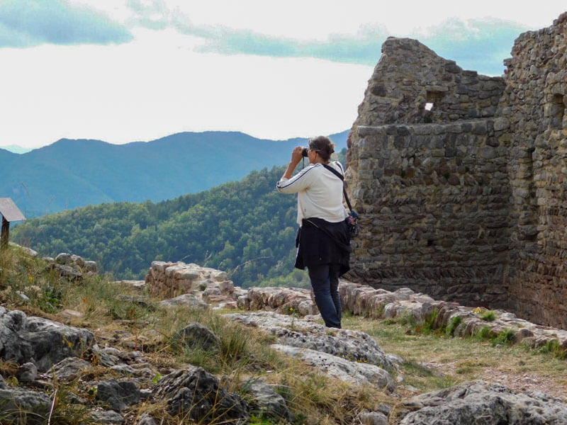 Wanderung Pyrenäen castell Rocabruna 