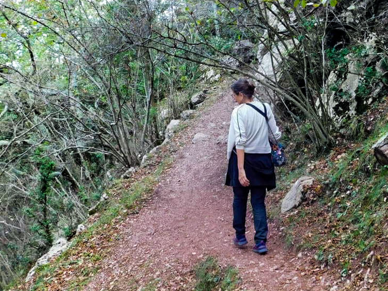 weg Wanderung Pyrenäen Rocabruna 
