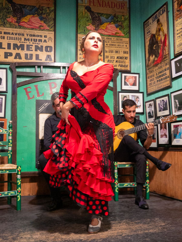 El Pasaje Jerez de la Frontera Flamenco Tänzerin 