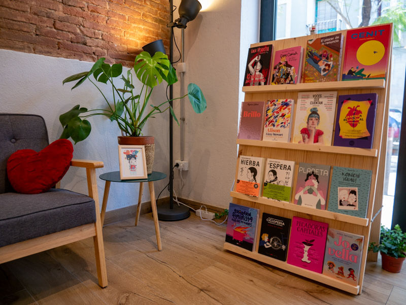 Buchladen in Barcelona amora Libros Autorinnen