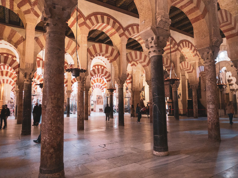 Säulenwald Mezquita Córdoba