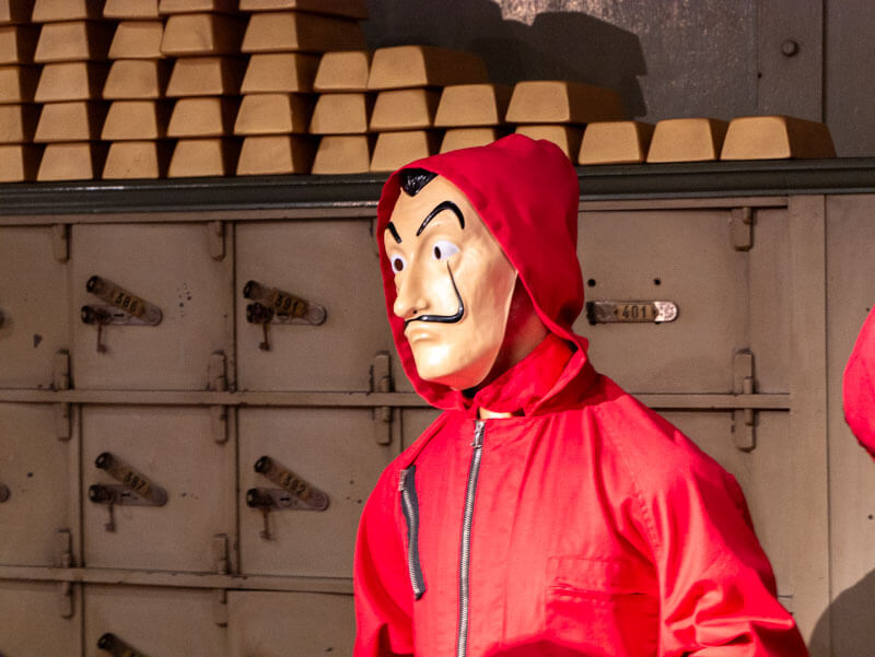 Museu de Cera barcelona Casa de Papel