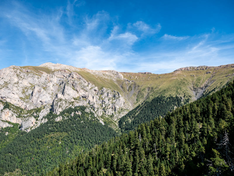 Aussichtspunkt mirador Orris Blick auf Moixeró