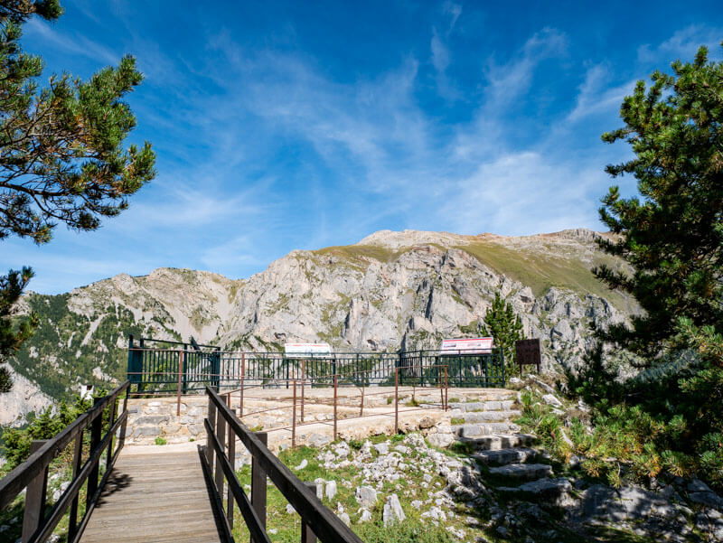 Aussichtspunkt mirador Orris 