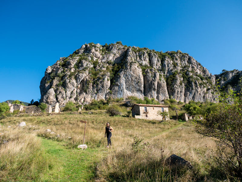 Peguera,, verlassenes Dorf im Berguedà