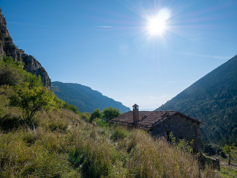 Peguera, pueblo abandonado, verlassenes Dorf im Berguedà