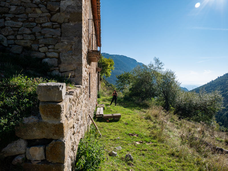 Peguera, pueblo abandonado, verlassenes Dorf im Berguedà