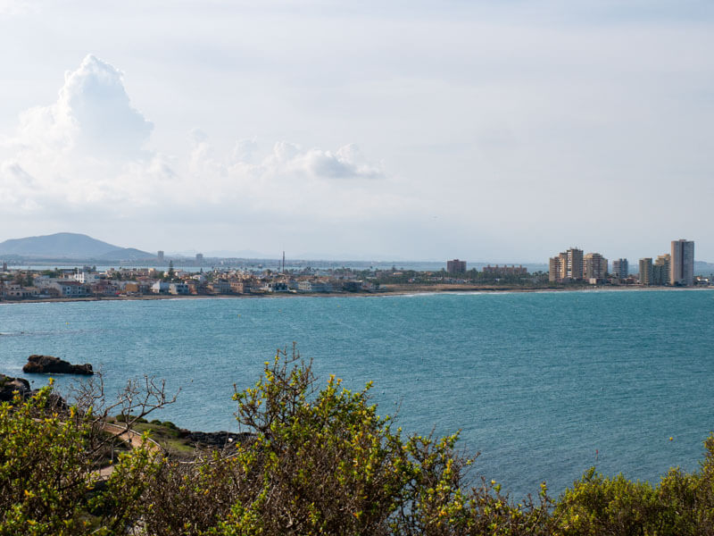 Blick auf Mar Menor und La Manga