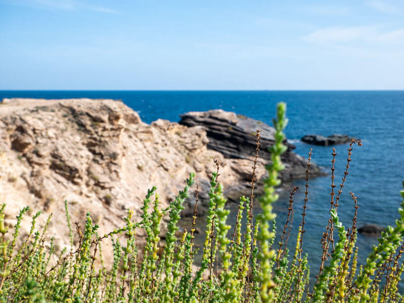 felsen Küste Cabo de Palos 